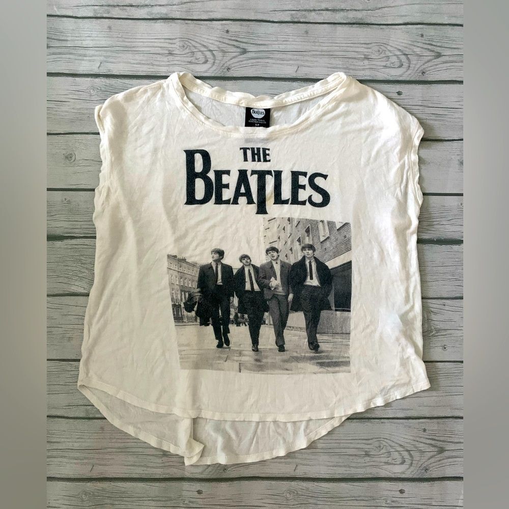 The Beatles white t-shirt-small